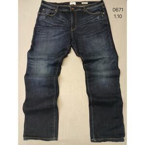 William Rast (40x32) Dean Slim Straight Blue Denim Jeans